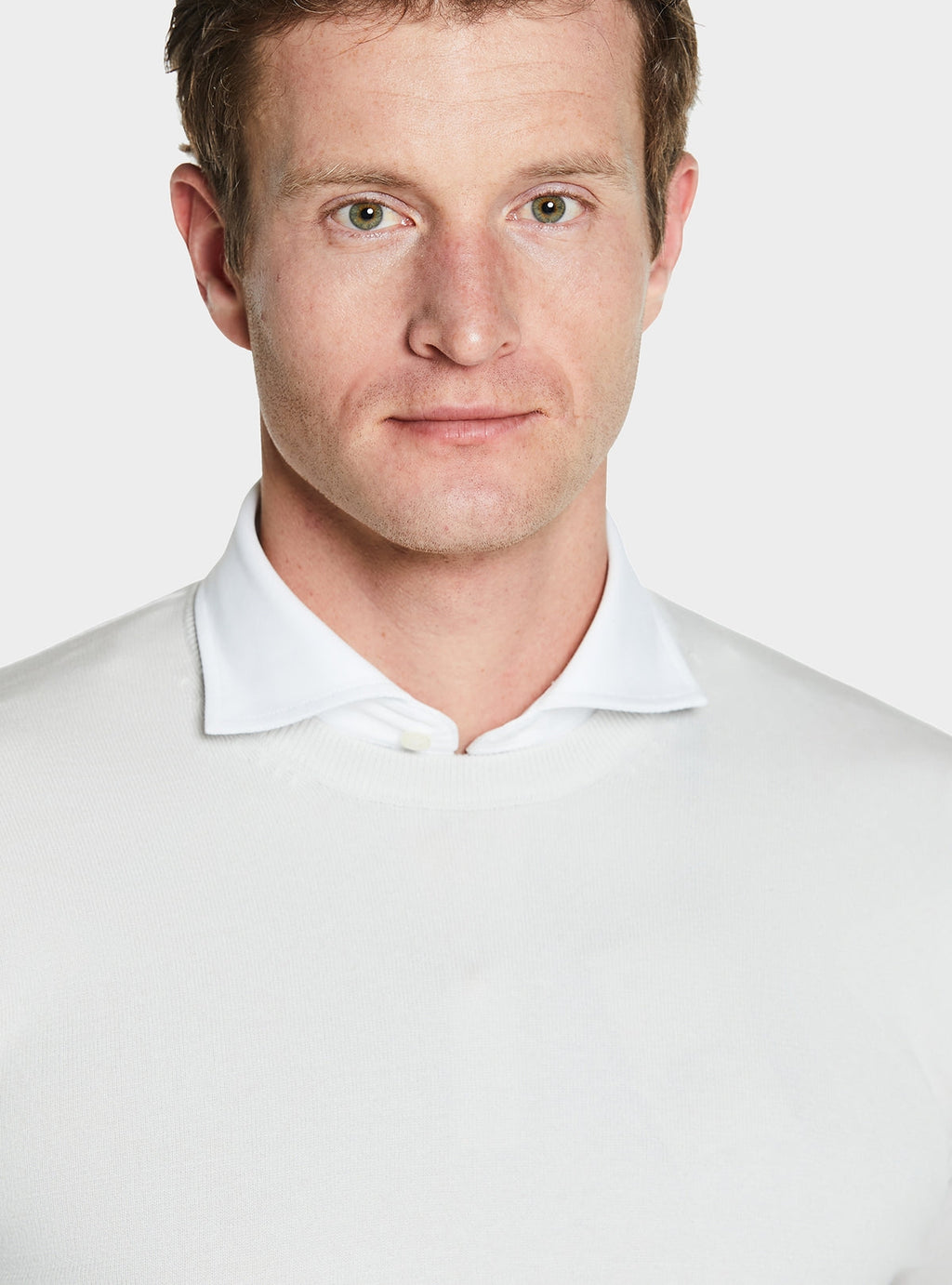 Maglia girocollo in puro cotone