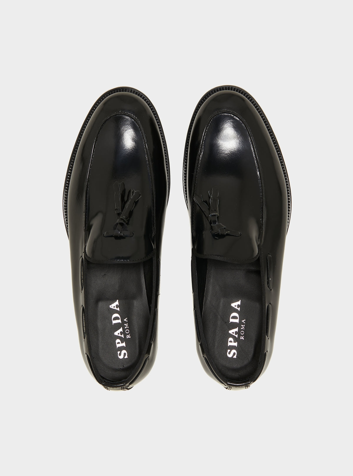 Mocassino in pelle con bon bon