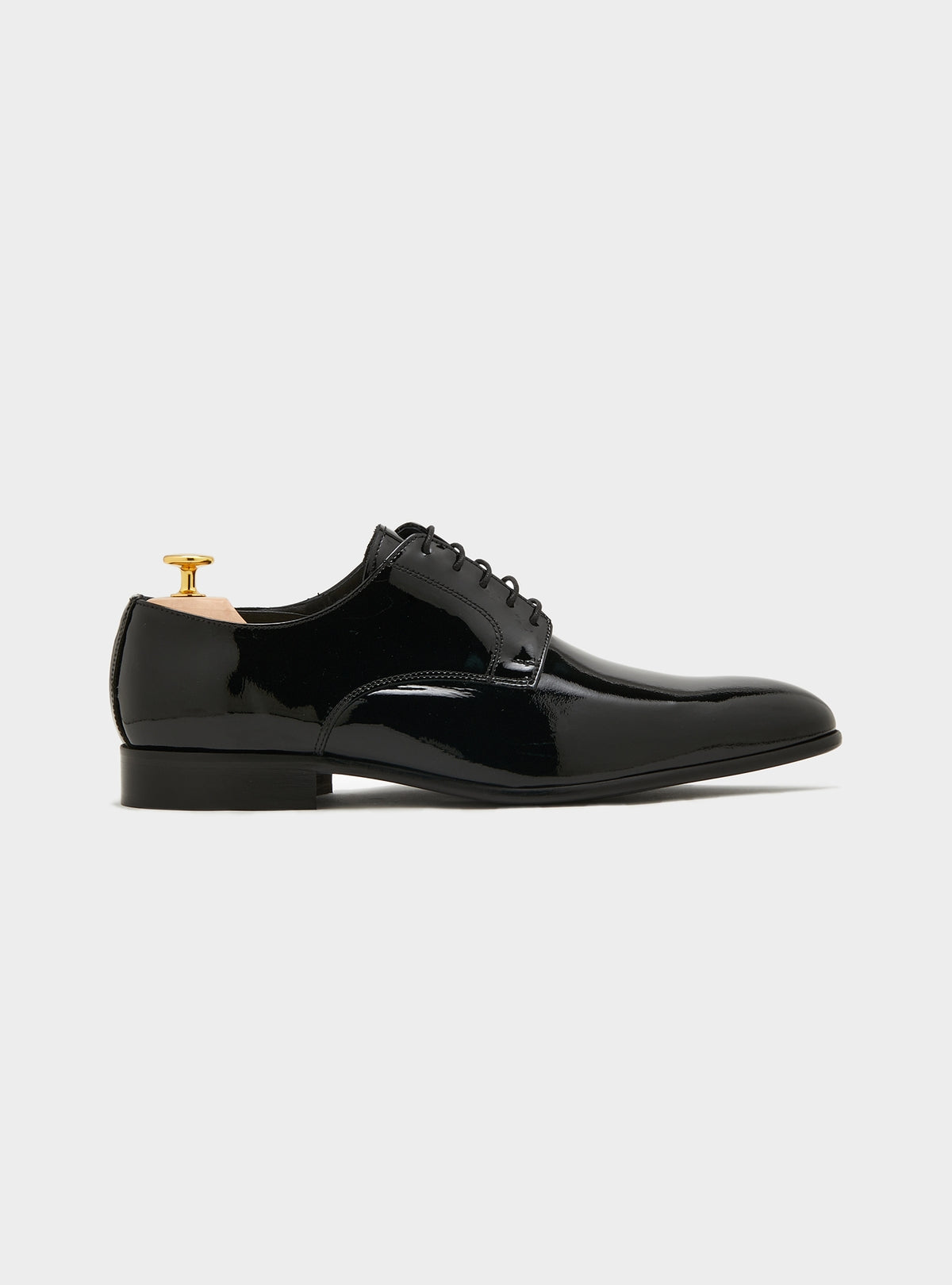 Derby lucida in pelle