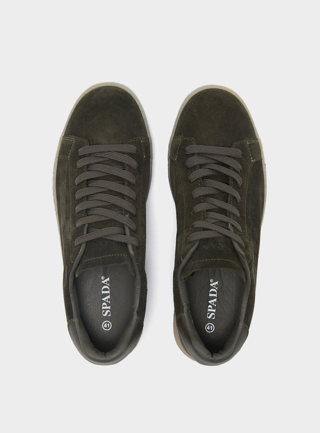 Sneakers in pelle scamosciata