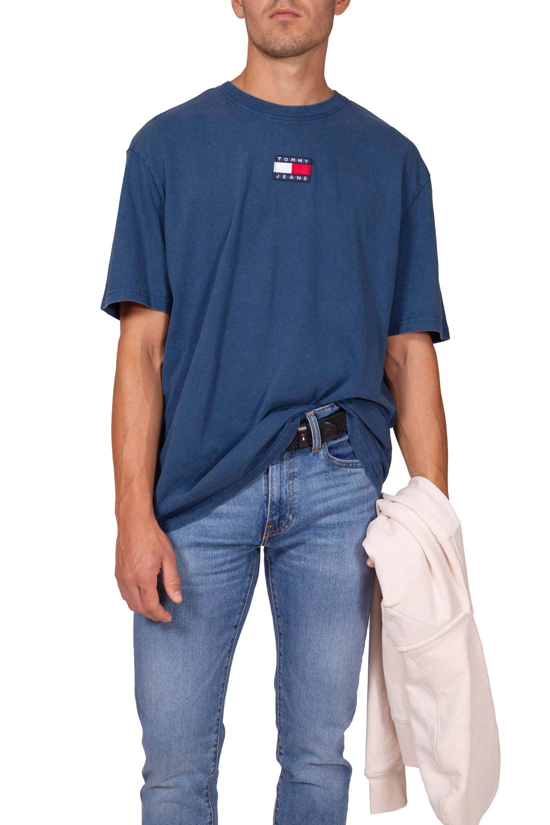 TOMMY JEANS - T-shirt uomo relaxed ad effetto slavato-3