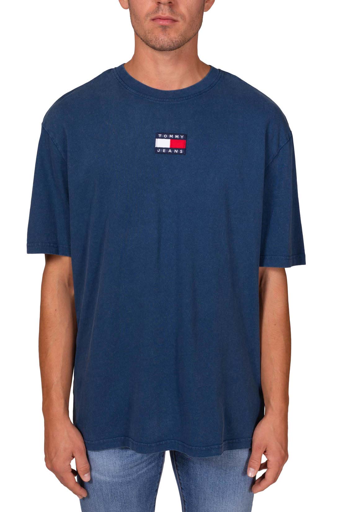 TOMMY JEANS - T-shirt uomo relaxed ad effetto slavato-9