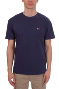 TOMMY JEANS - Men's relaxed T-shirt with logo patch  - Size S-5