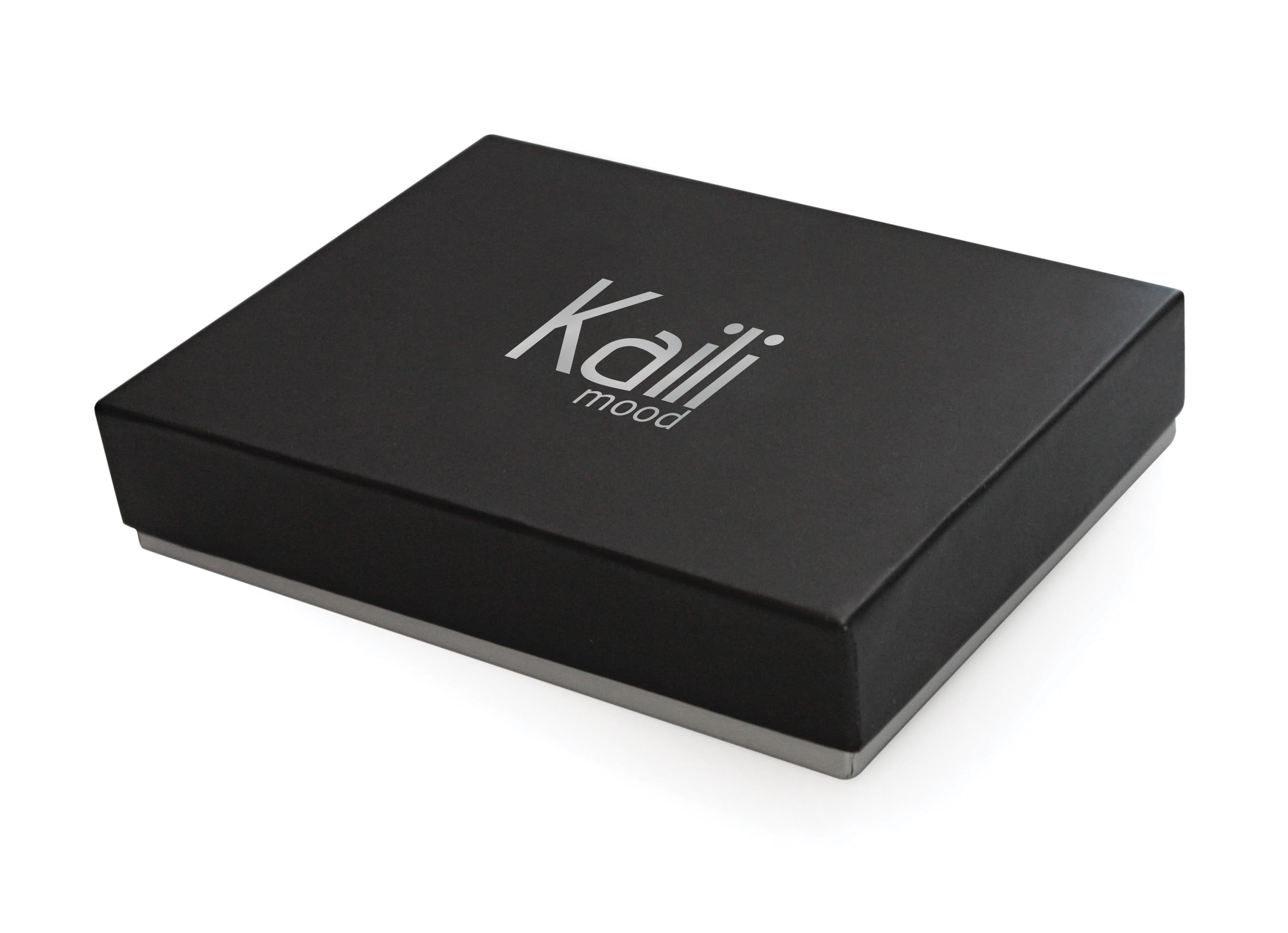 K10307AB | Portadocumenti/Carte Protezione RFID in Vera Pelle pieno fiore, grana dollaro. Colore Nero. Dimensioni: cm 12 x 9 x 0,5. Confezione: Gift Box rigido fondo/coperchio-4