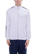 TOMMY HILFIGER - Men's summer sweatshirt with zip and side logo taping-3