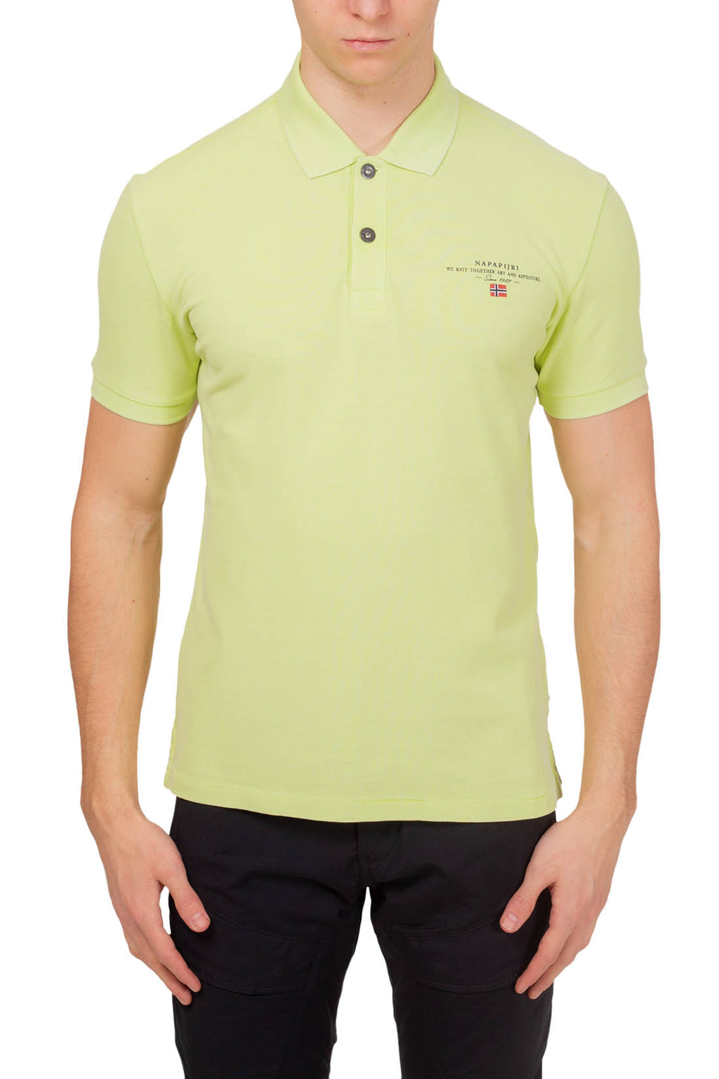 polo shirt NAPAPIJRI uomo giallo fluo XXL
