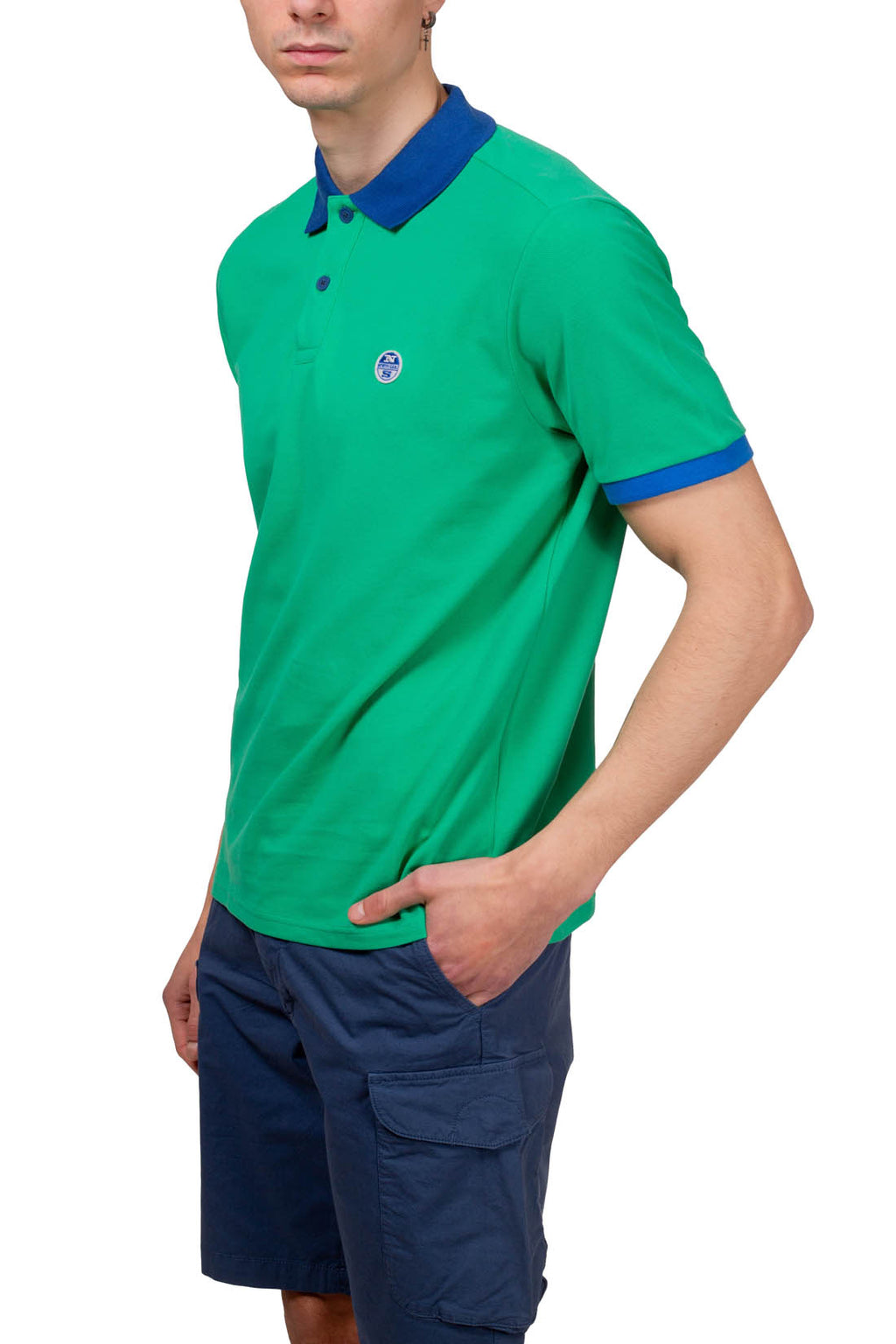 NORTH SAILS - Men's polo shirt with spoken collar  - Size L