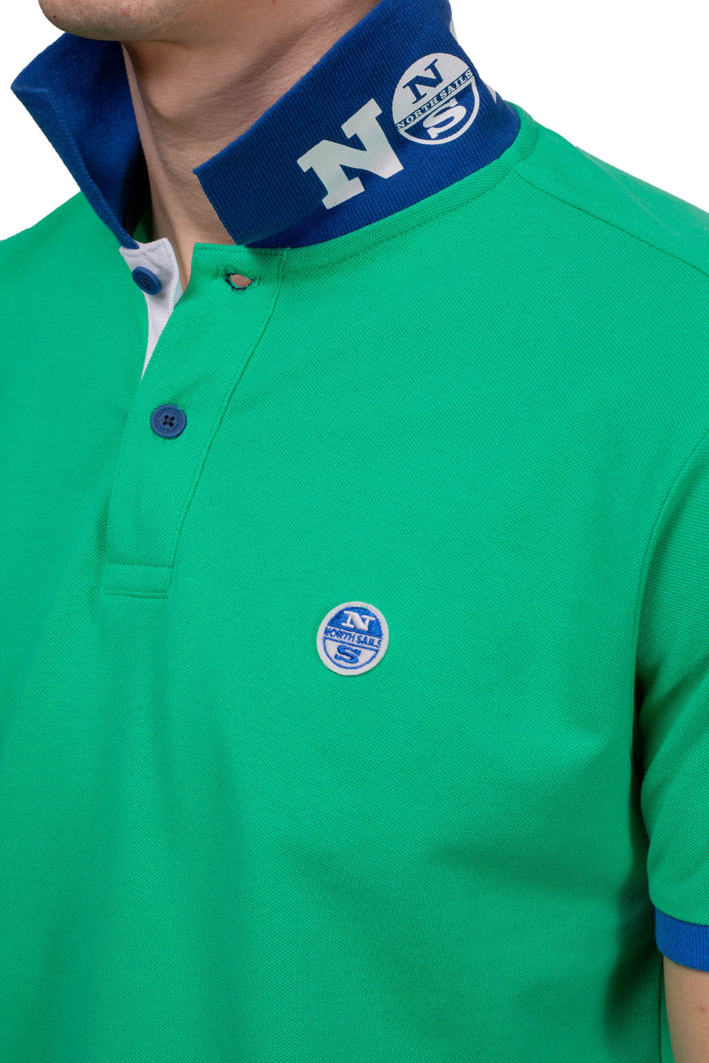 NORTH SAILS - Men's polo shirt with spoken collar  - Size L