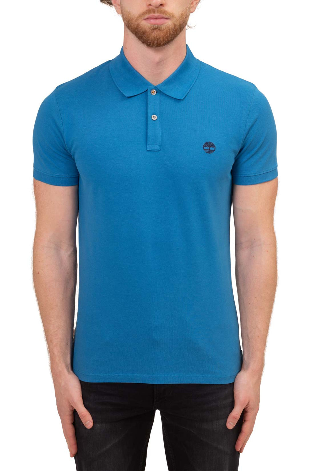 TIMBERLAND - Men's slim polo shirt with logo  - Size S-4