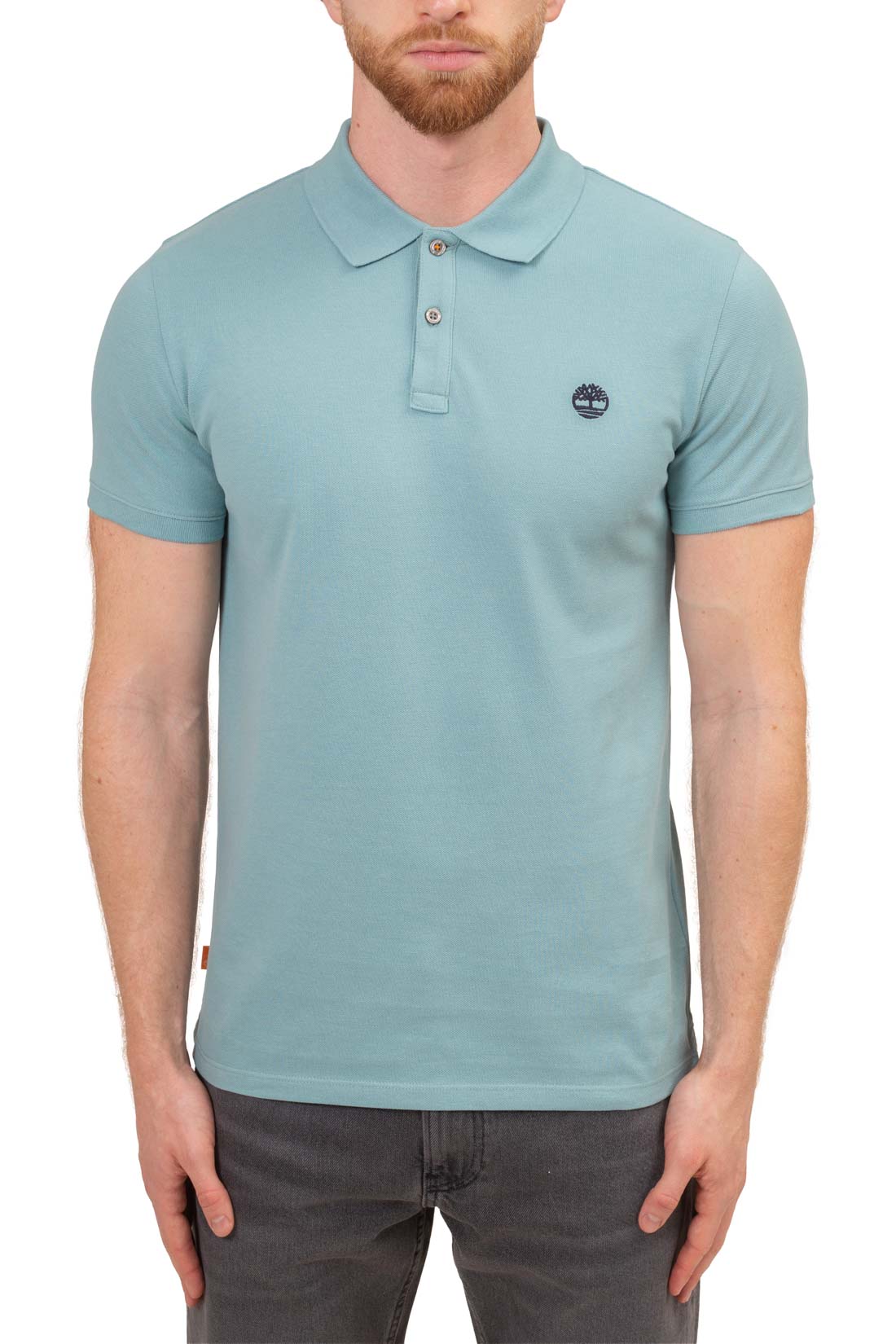 TIMBERLAND - Men's slim polo shirt with logo  - Size S-10