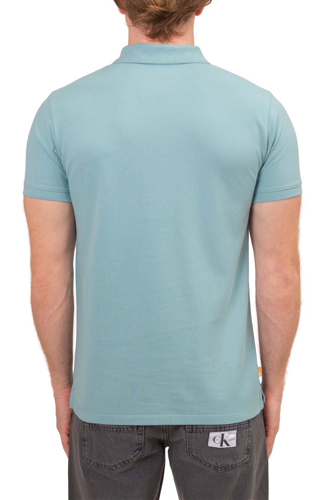 TIMBERLAND - Men's slim polo shirt with logo  - Size S-9