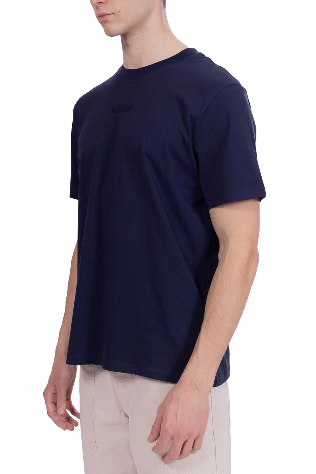 TIMBERLAND - T-shirt uomo con logo lineare  - Taglia 3XL-1
