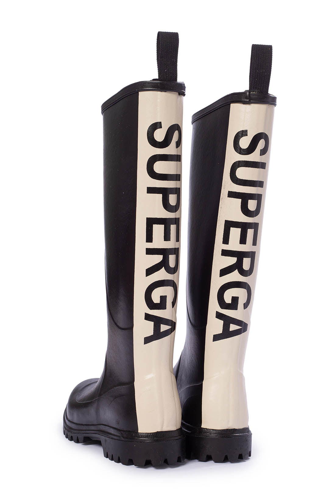 SUPERGA - Women's lettering rubber rain boots - Number 40