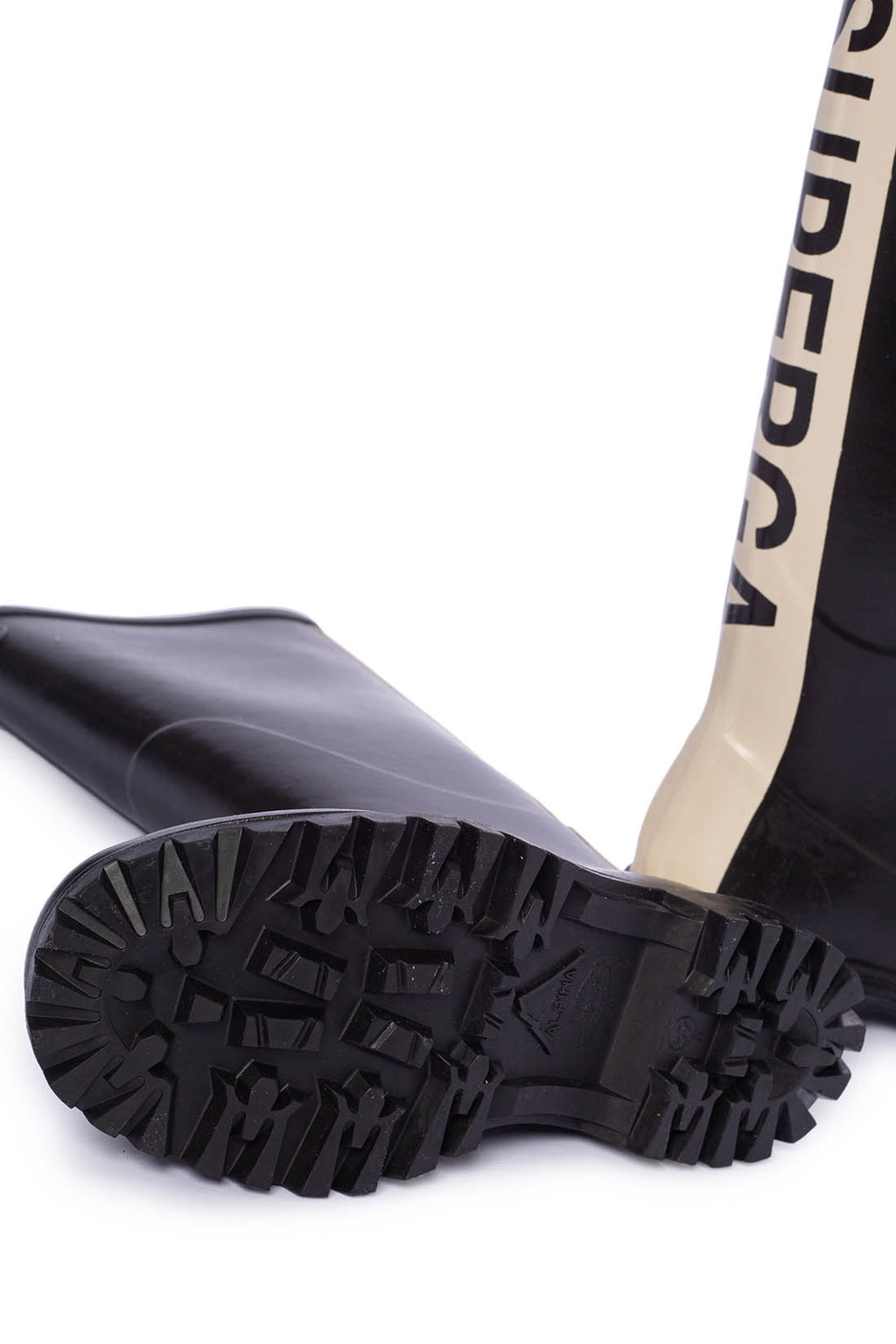 SUPERGA - Women's lettering rubber rain boots - Number 40