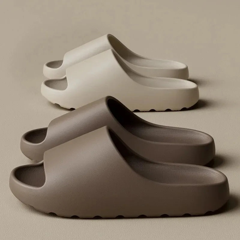 Coconut Slippers Cloud Thick-soled Sandals Summer Fashion Soft Bottom Beach Men Slippers Women's Sandals  EVA Slides | 0