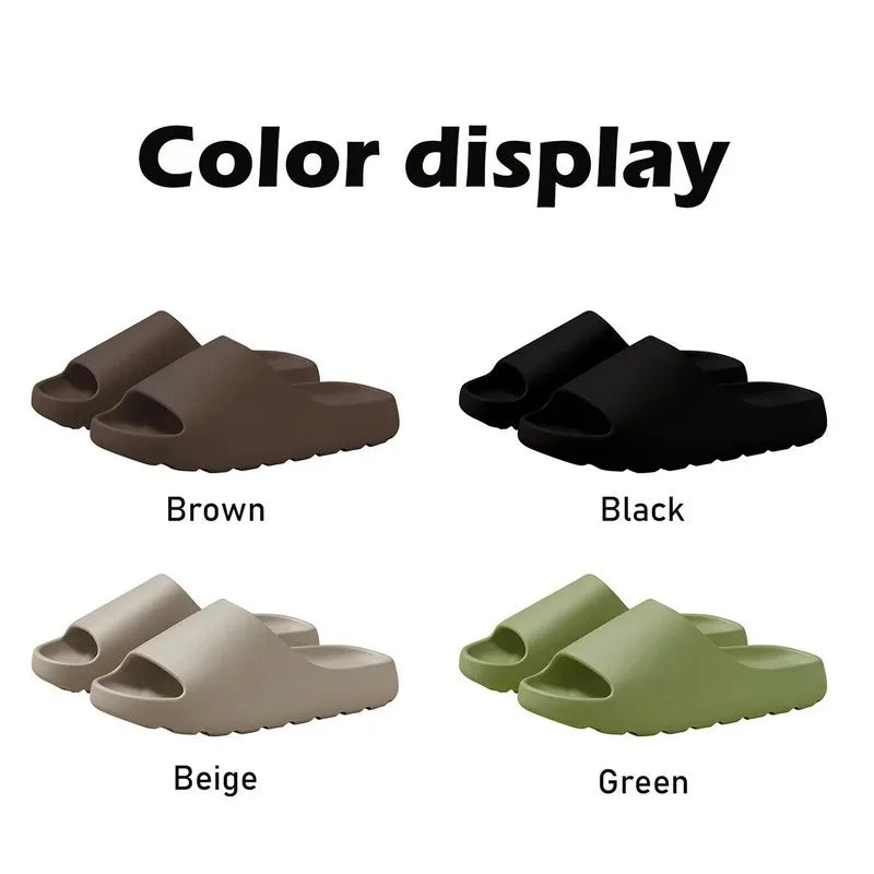 Coconut Slippers Cloud Thick-soled Sandals Summer Fashion Soft Bottom Beach Men Slippers Women's Sandals  EVA Slides | 5