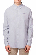 TIMBERLAND - Men's button-down seersucker shirt-1