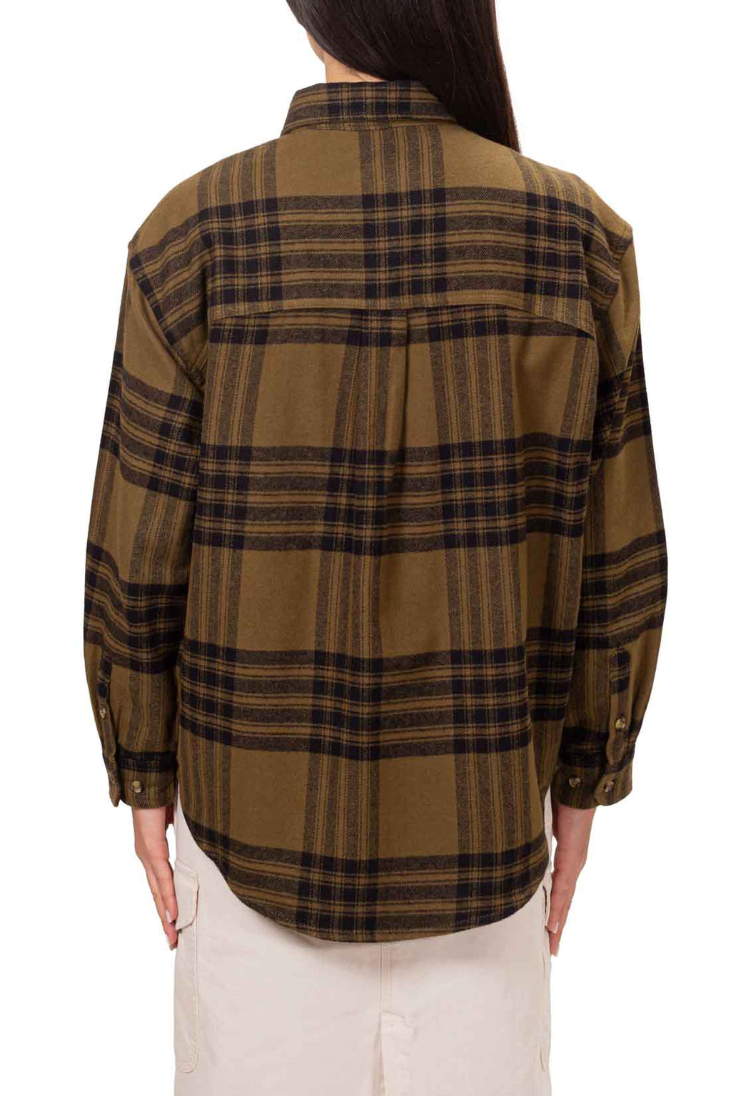 TIMBERLAND - Women's relaxed flannel shirt-6
