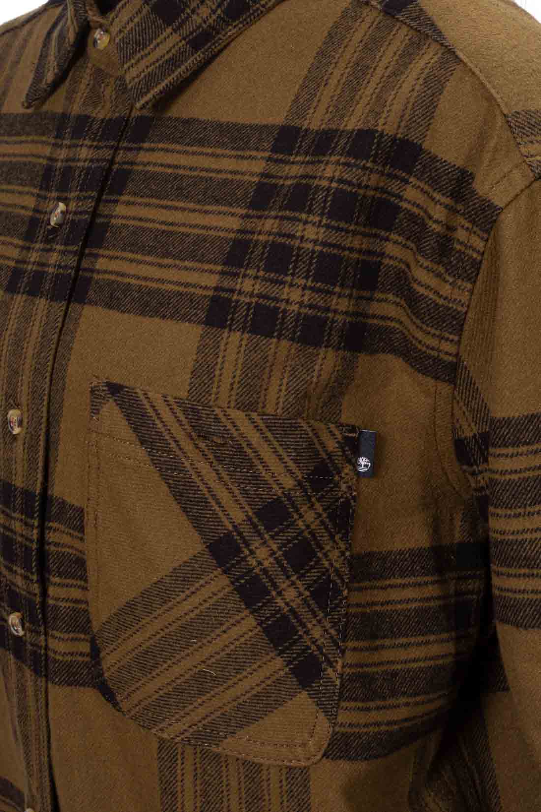 TIMBERLAND - Women's relaxed flannel shirt-0