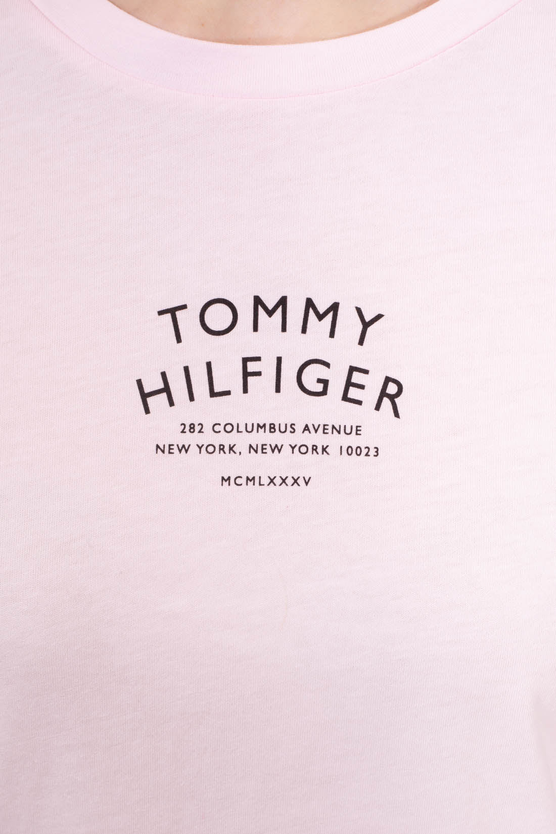 TOMMY HILFIGER - Women's regular logo T-shirt  - Size S-0
