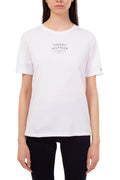 TOMMY HILFIGER - Women's regular logo T-shirt  - Size S-9