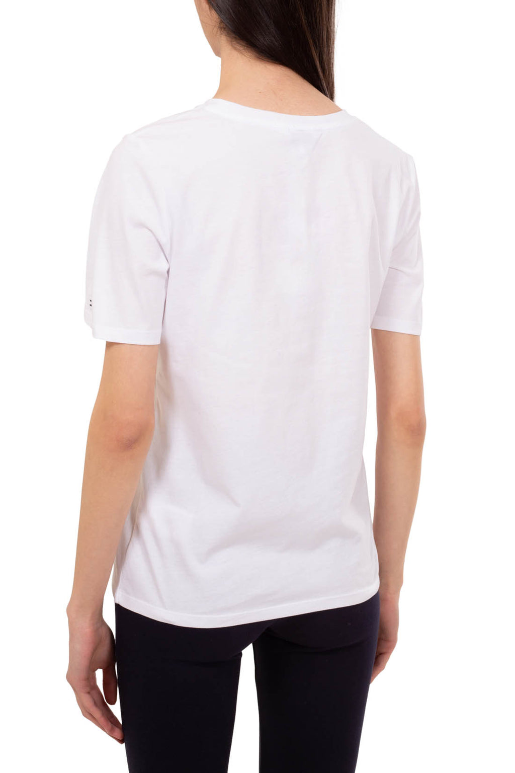 TOMMY HILFIGER - Women's regular logo T-shirt  - Size S-14