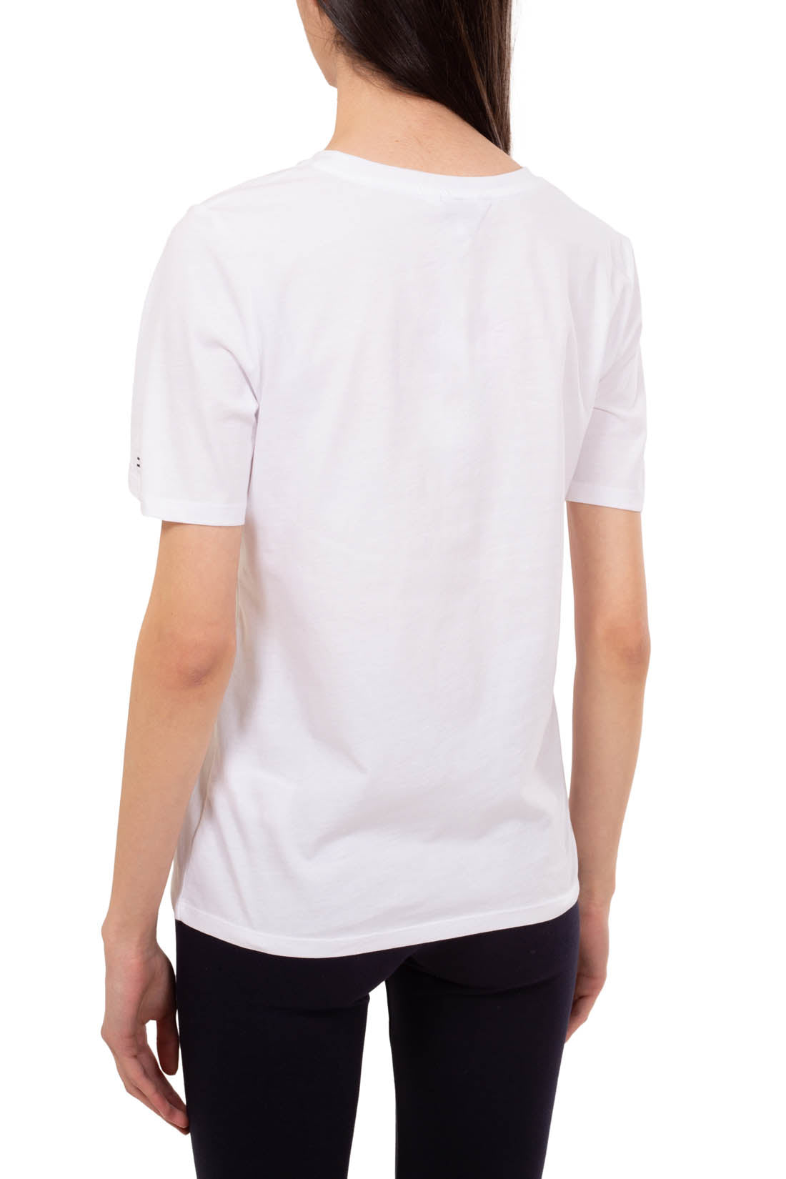 TOMMY HILFIGER - Women's regular logo T-shirt  - Size S-14