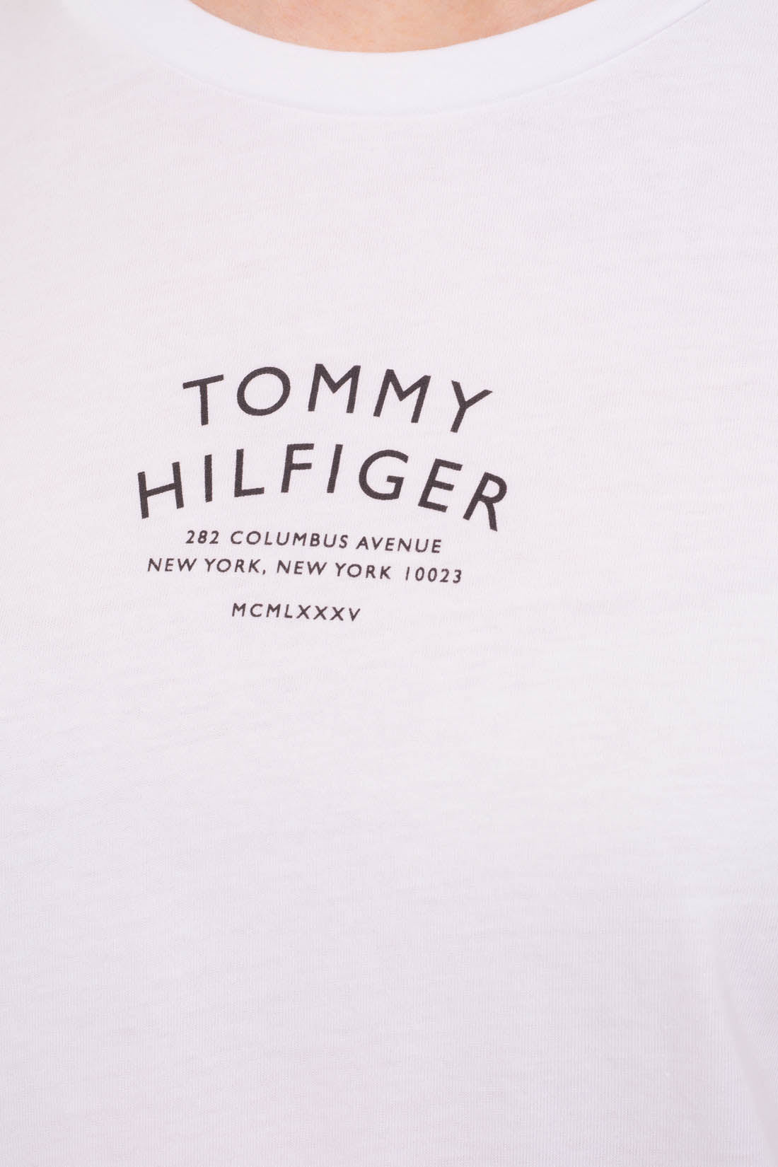 TOMMY HILFIGER - Women's regular logo T-shirt  - Size S-8