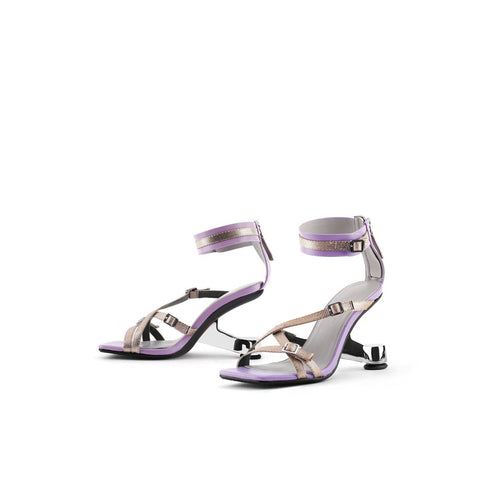Boho Stage Ankle Strap Mules