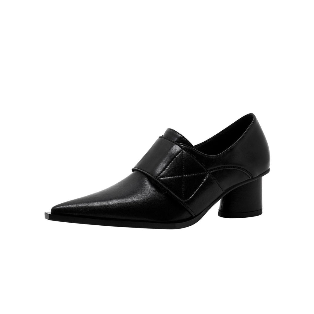 Corporate Pointed Toe Leather Loafers