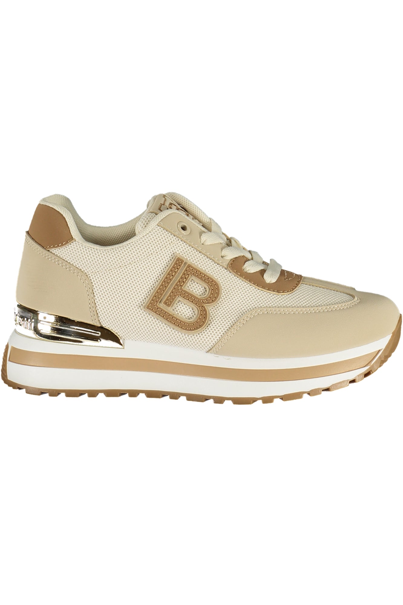 LAURA BIAGIOTTI WOMEN'S BEIGE SPORTS SHOES
