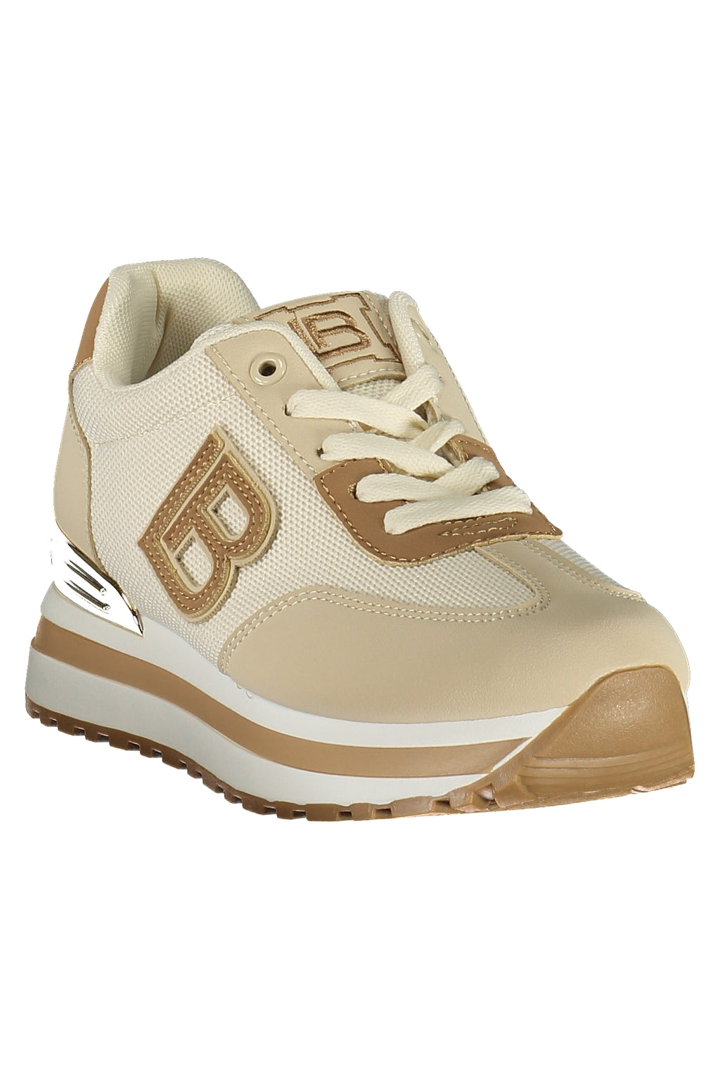 LAURA BIAGIOTTI WOMEN'S BEIGE SPORTS SHOES