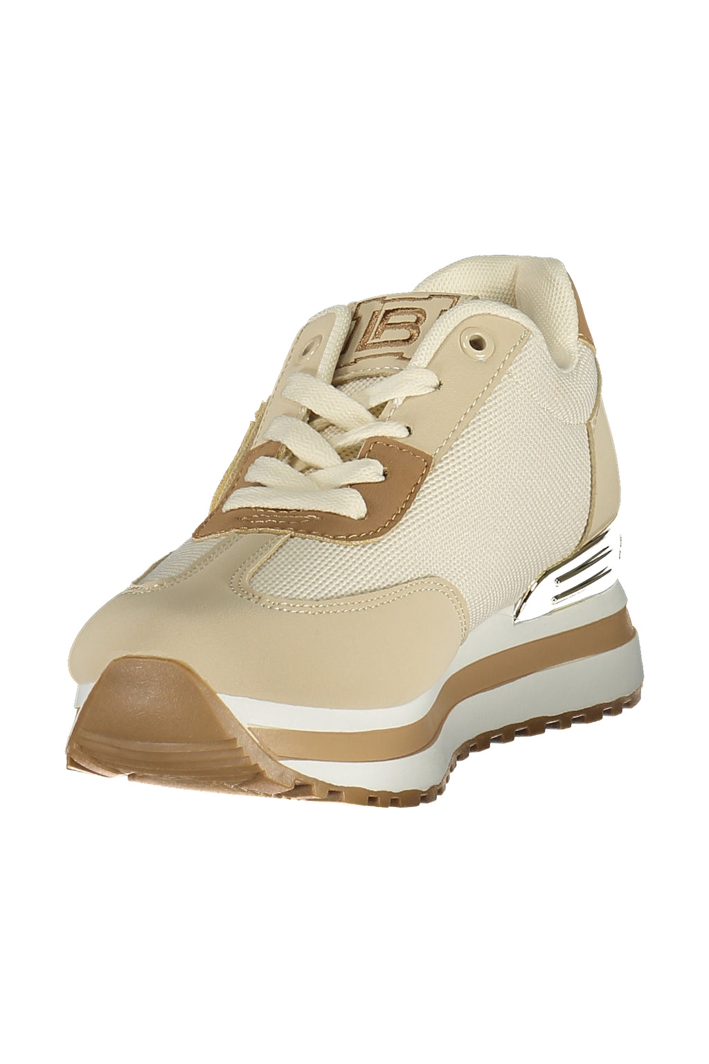 LAURA BIAGIOTTI WOMEN'S BEIGE SPORTS SHOES