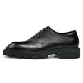 Men’s Breathable Square Toe Oxford Lace Up Dress Shoes