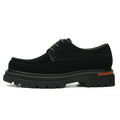 Men’s Suede Derby Shoes with Rugged Business Sole
