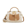 Porto Quilted Leather Top Handle Boston Crossbody Bag