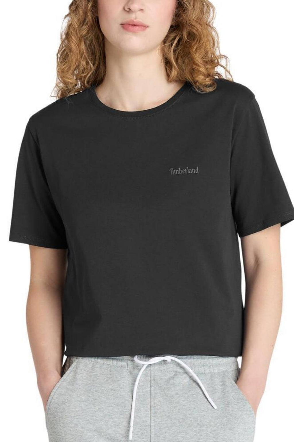 TIMBERLAND - Women's T-shirt with linear logo - Size XL-0
