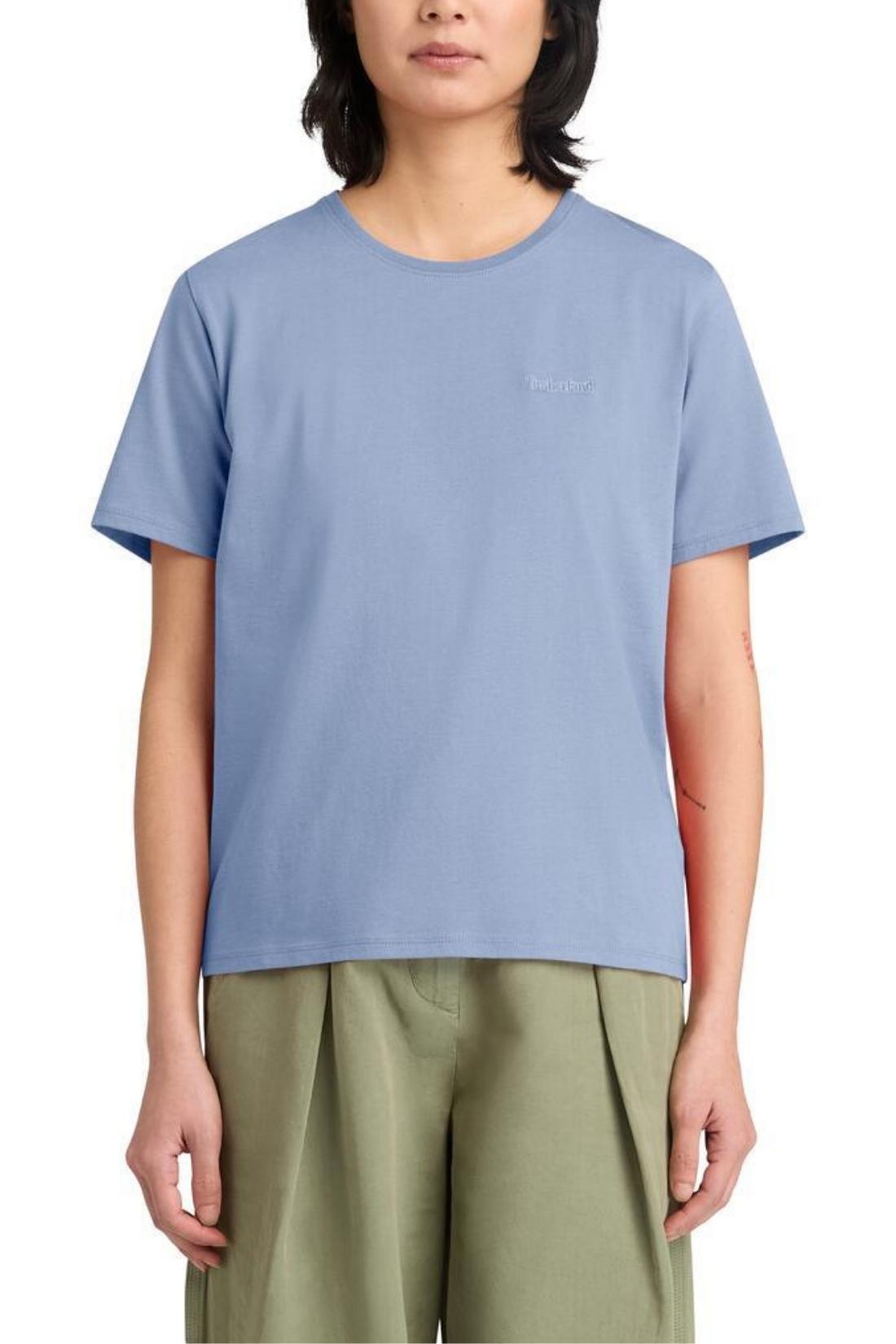 TIMBERLAND - Women's T-shirt with linear logo - Size XL-6