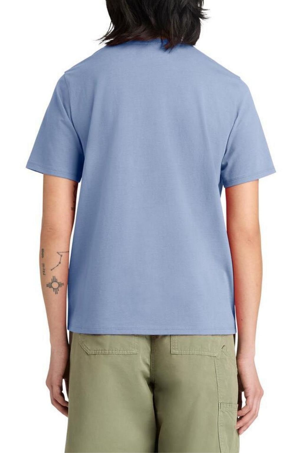 TIMBERLAND - Women's T-shirt with linear logo - Size XL-8