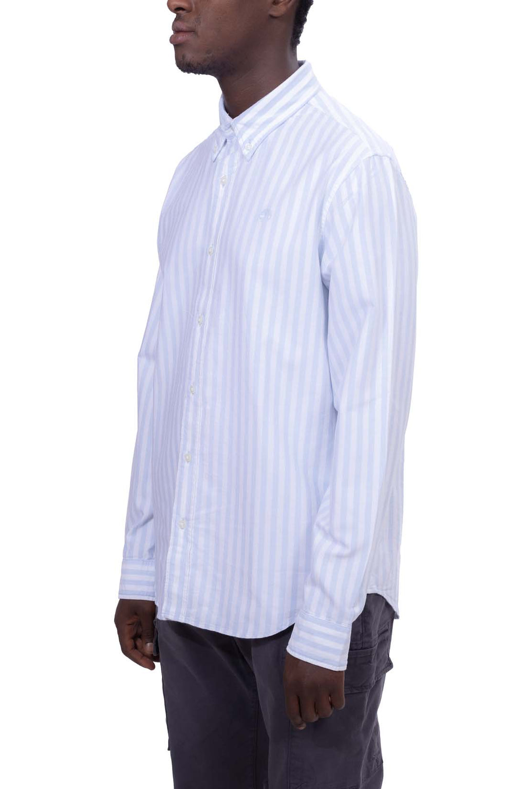TIMBERLAND - Camicia uomo Oxford a righe  - Taglia XL-9