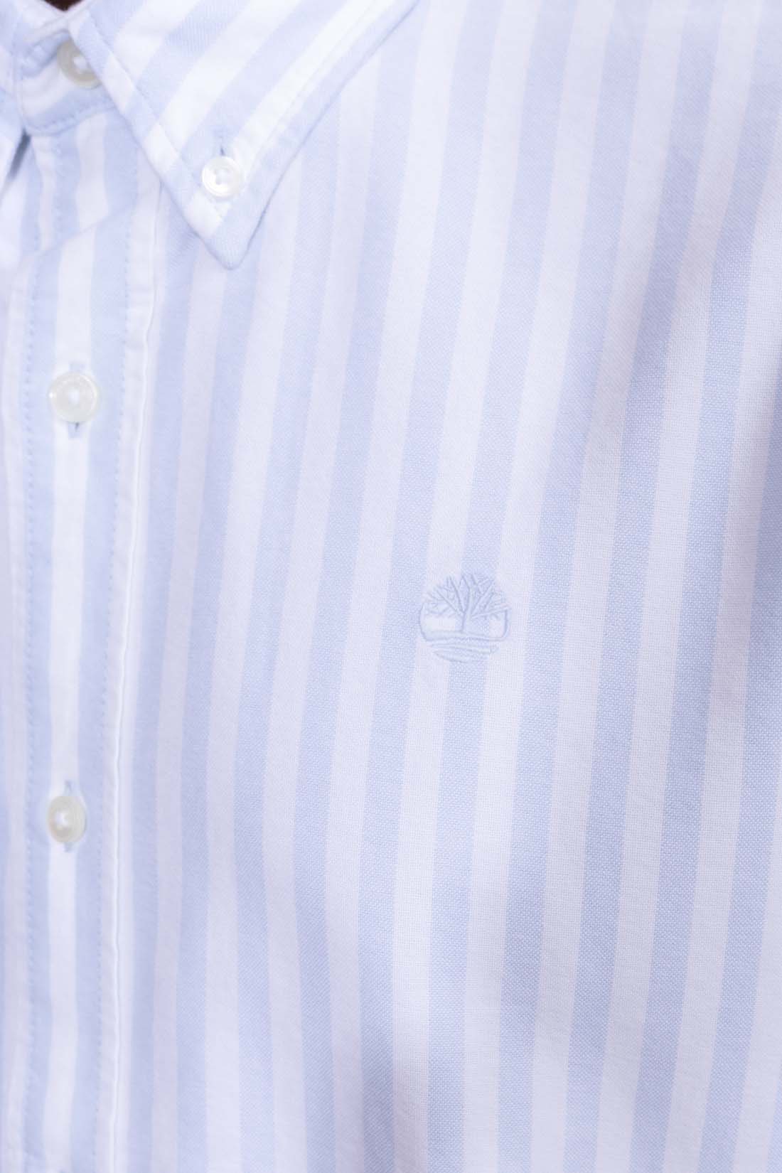 TIMBERLAND - Camicia uomo Oxford a righe  - Taglia XL-11