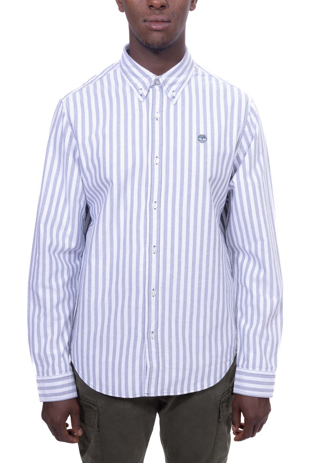 TIMBERLAND - Camicia uomo Oxford a righe  - Taglia XL-0