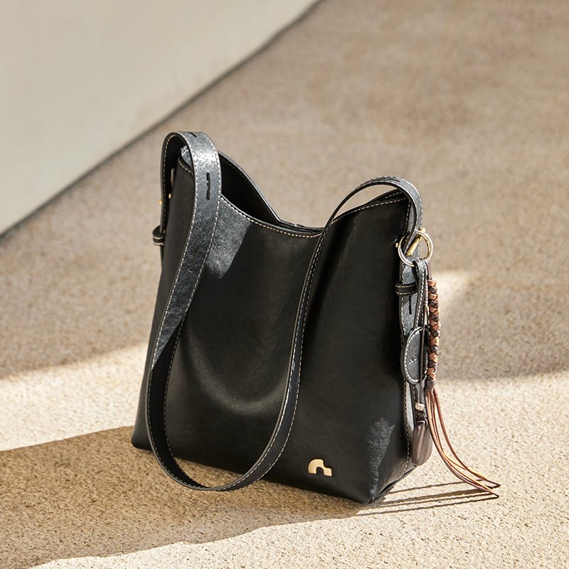 Vintage Leather Large Capacity Tote Bag