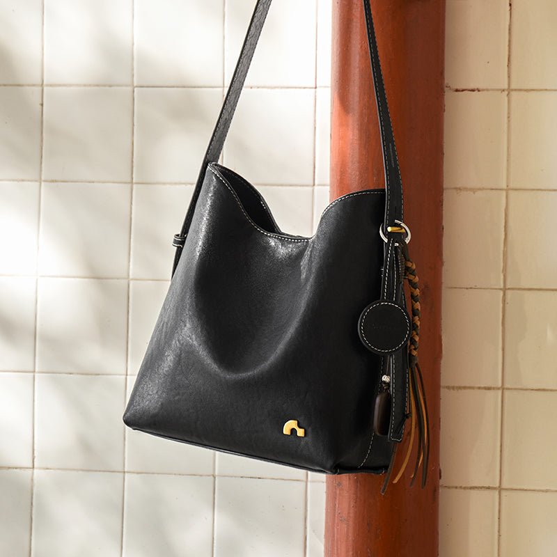 Vintage Leather Large Capacity Tote Bag
